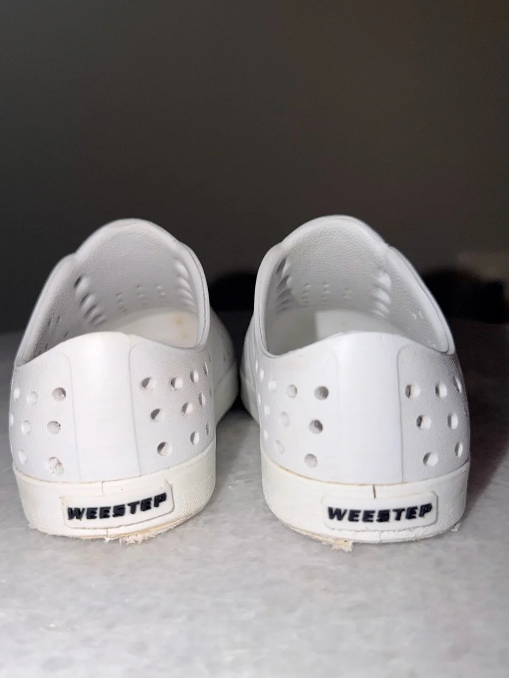 WeeStep White Quick Dry Slip-On Water Shoe